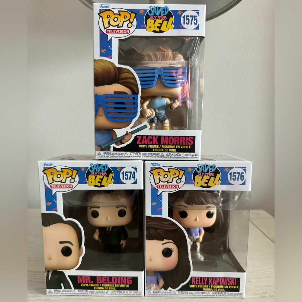 Saved By The Bell Funko Pop Set🤍